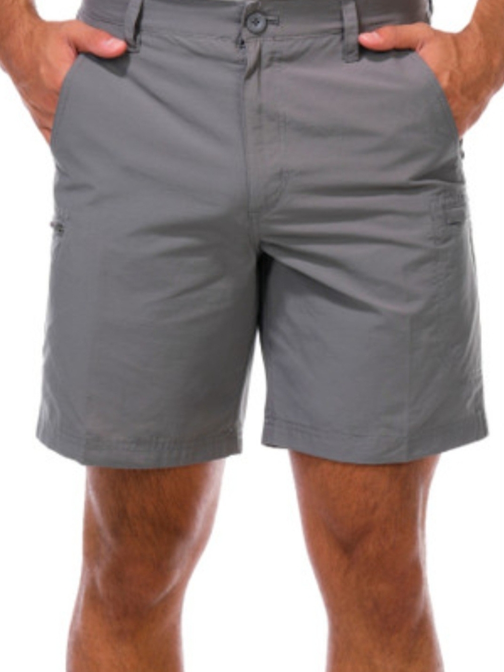 Reel Legends Gray Cargo Performance Shorts